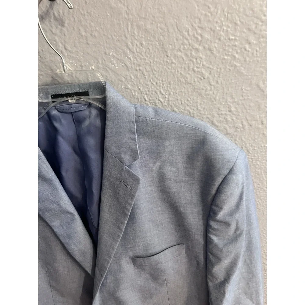 Lauren Ralph Lauren‎ Men's Blue Blazer Sport Coat Jacket 2-Button 50L
